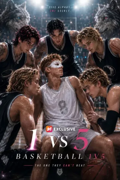 Basketball 1 vs 5 poster